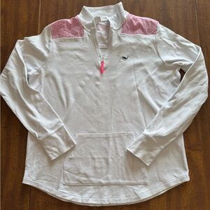 Vineyard Vines White 1/4 Zip